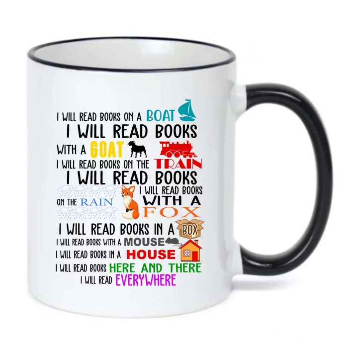 I Will Read Books Everywhere Black Color Changing Mug