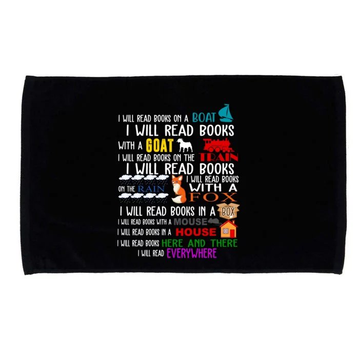 I Will Read Books Everywhere Microfiber Hand Towel