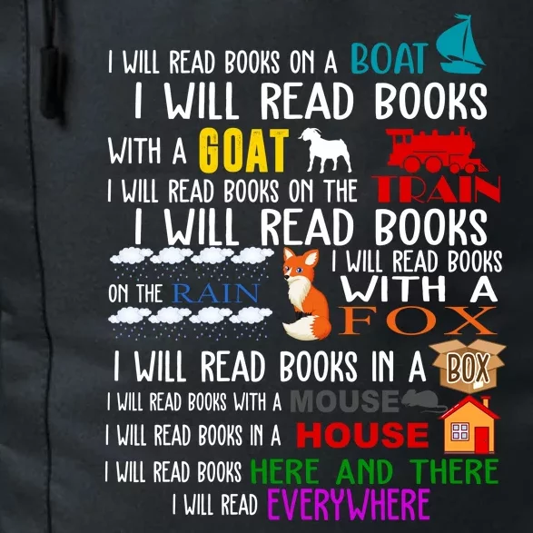 I Will Read Books Everywhere Daily Commute Backpack