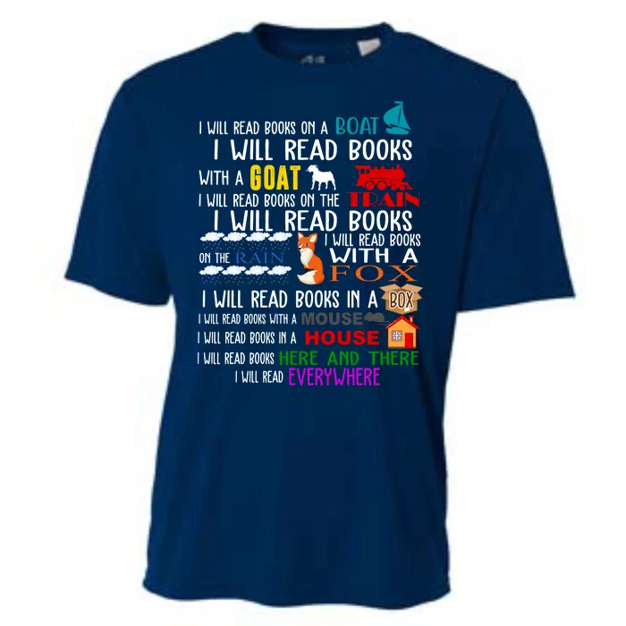 I Will Read Books Everywhere Cooling Performance Crew T-Shirt