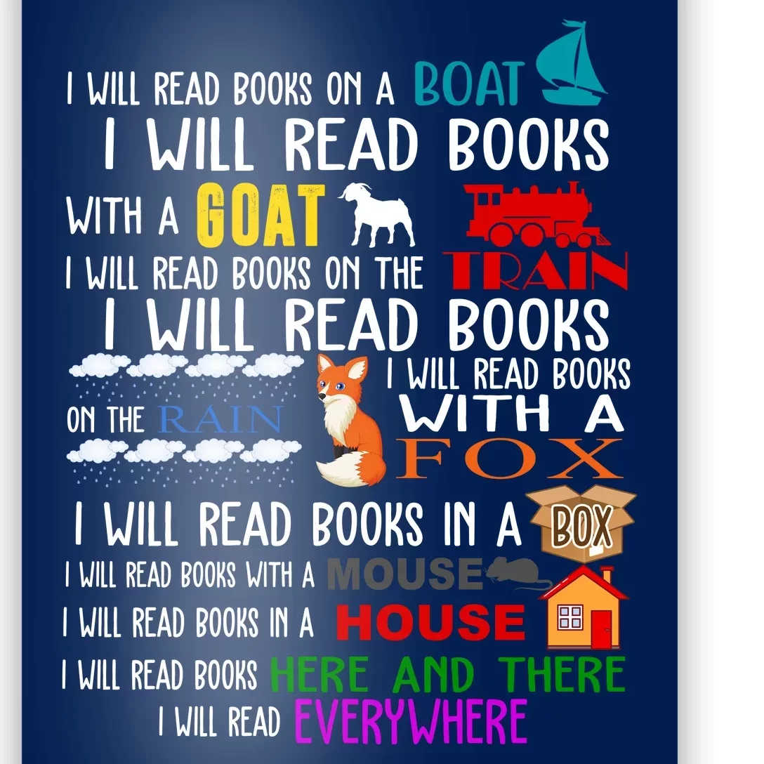 I Will Read Books Everywhere Poster