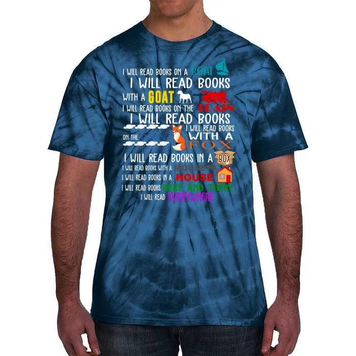 I Will Read Books Everywhere Tie-Dye T-Shirt