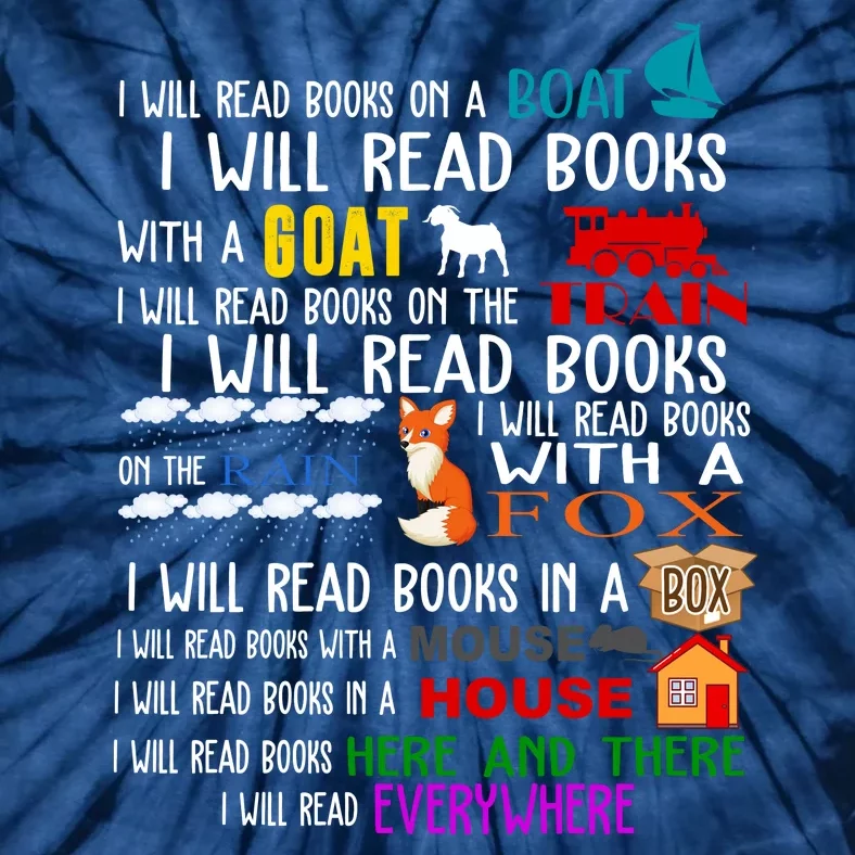 I Will Read Books Everywhere Tie-Dye T-Shirt