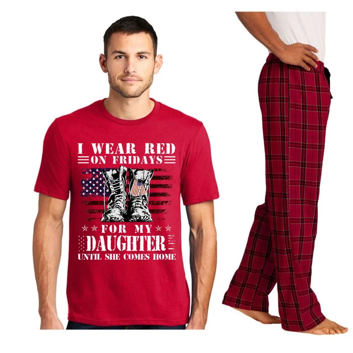 I Wear Red On Fridays For My Daughter Until She Comes Home Pajama Set