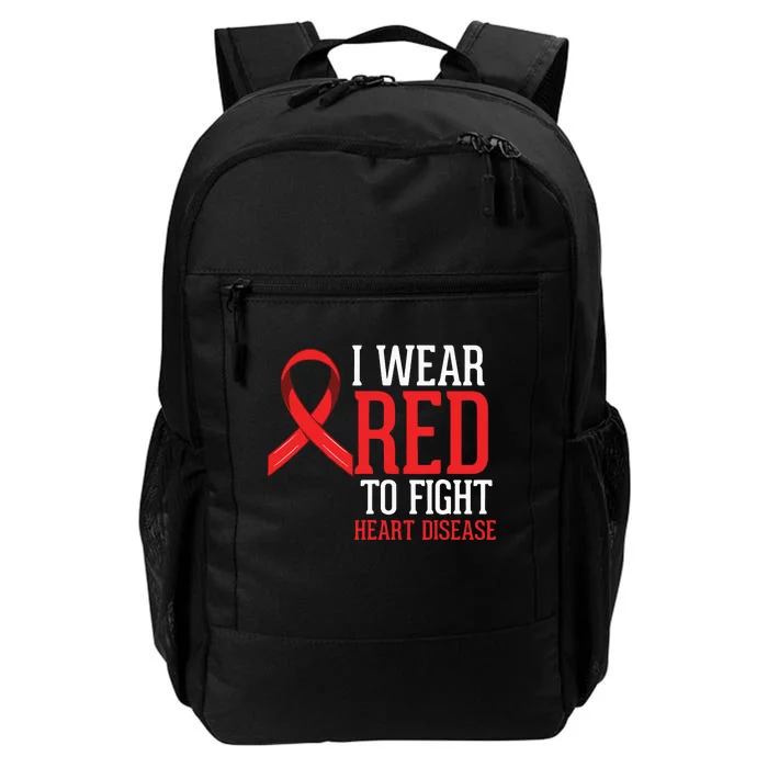 I Wear Red For Heart Disease Awareness Daily Commute Backpack