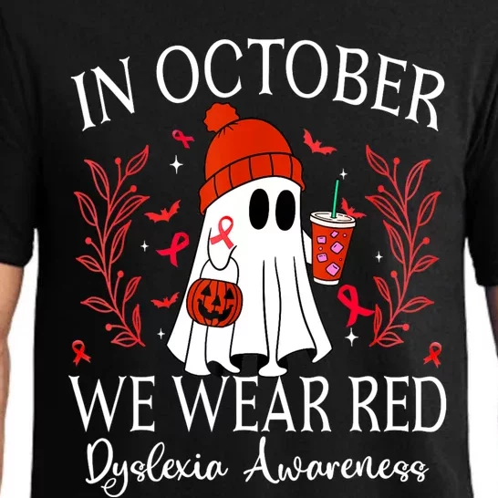 I Wear Red Dyslexia Awareness Month Dyslexia Pajama Set