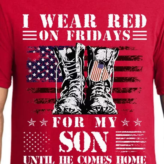 I Wear Red On Fridays For My SON Until He Comes Home Pajama Set