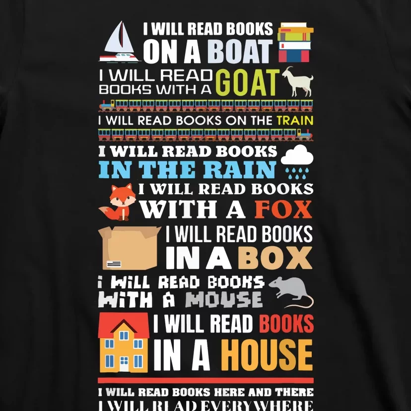 I Will Read Books On A Boat Reading ,Gift For Readers T-Shirt