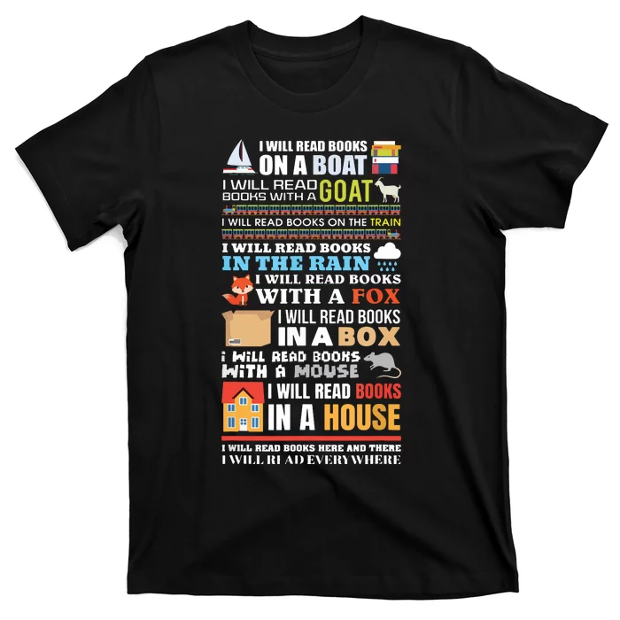 I Will Read Books On A Boat Reading ,Gift For Readers T-Shirt