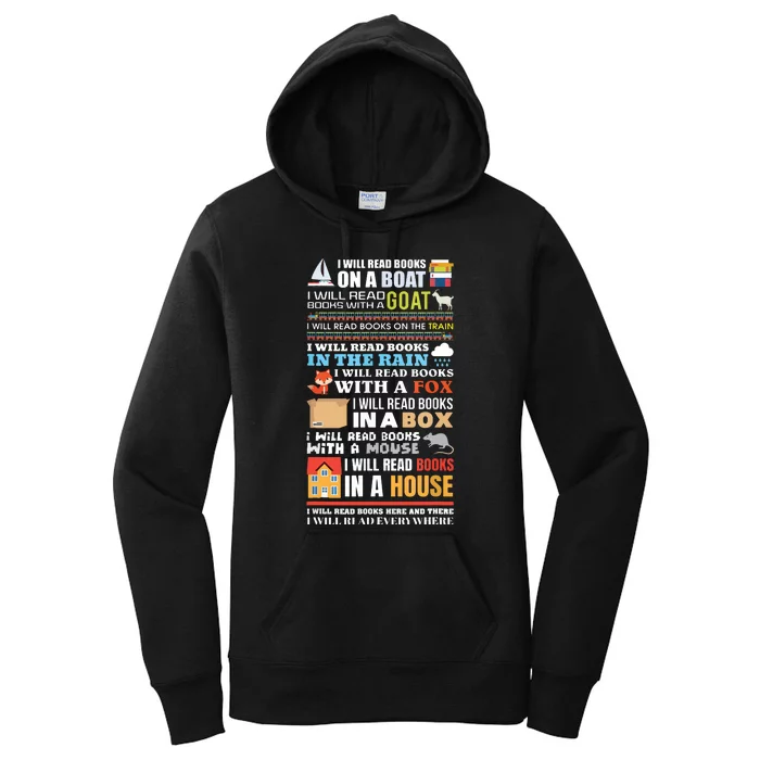 I Will Read Books On A Boat Reading ,Gift For Readers Women's Pullover Hoodie