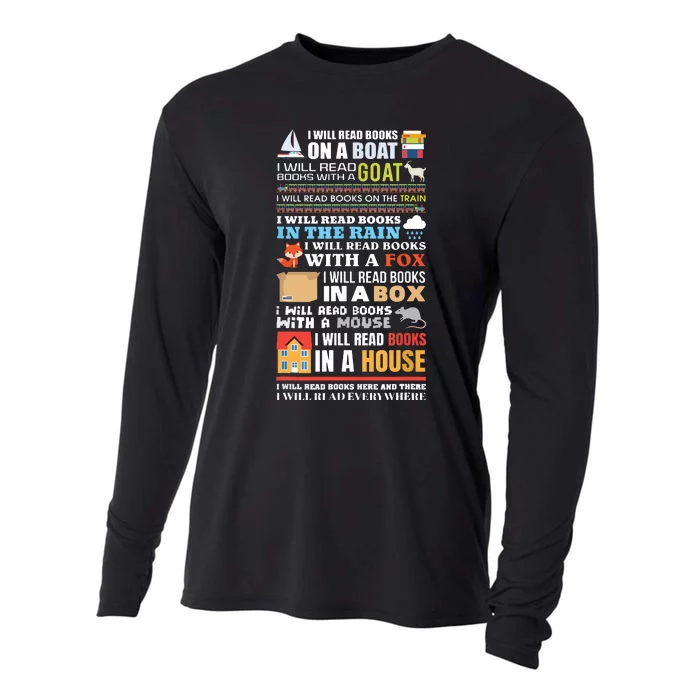 I Will Read Books On A Boat Reading ,Gift For Readers Cooling Performance Long Sleeve Crew