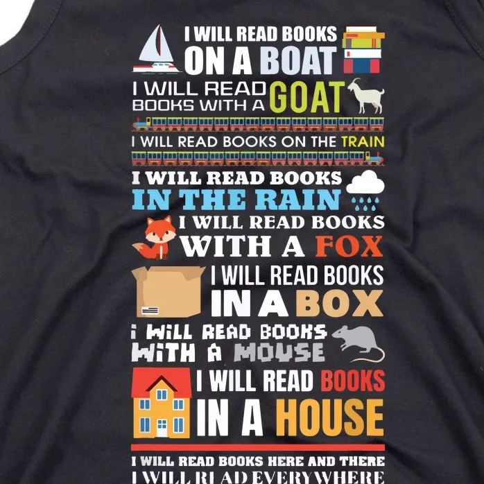 I Will Read Books On A Boat Reading ,Gift For Readers Tank Top