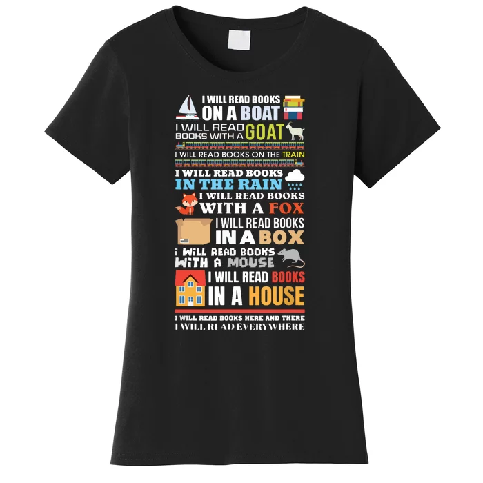 I Will Read Books On A Boat Reading ,Gift For Readers Women's T-Shirt