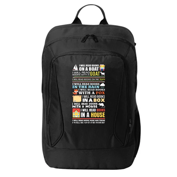 I Will Read Books On A Boat Reading Gift For Readers City Backpack