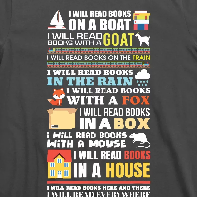 I Will Read Books On A Boat Reading Gift For Readers T-Shirt