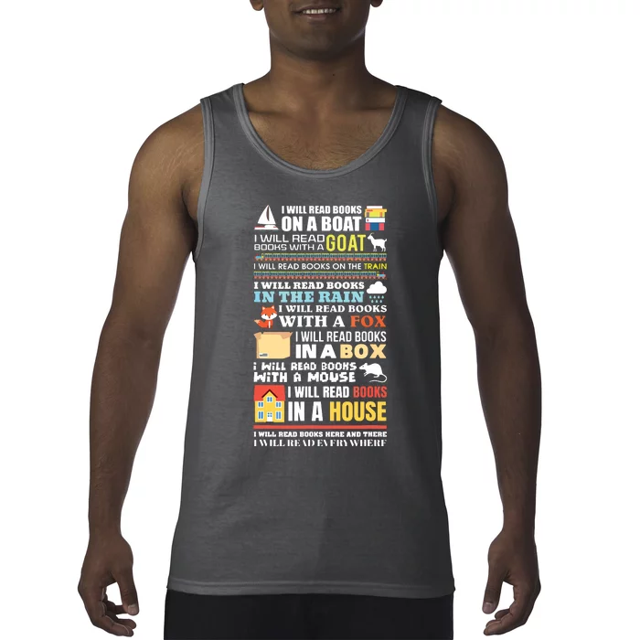 I Will Read Books On A Boat Reading Gift For Readers Tank Top