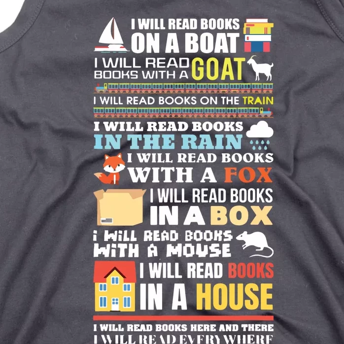 I Will Read Books On A Boat Reading Gift For Readers Tank Top