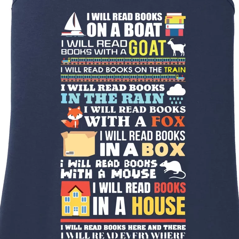 I Will Read Books On A Boat Reading Gift For Readers Ladies Essential Tank