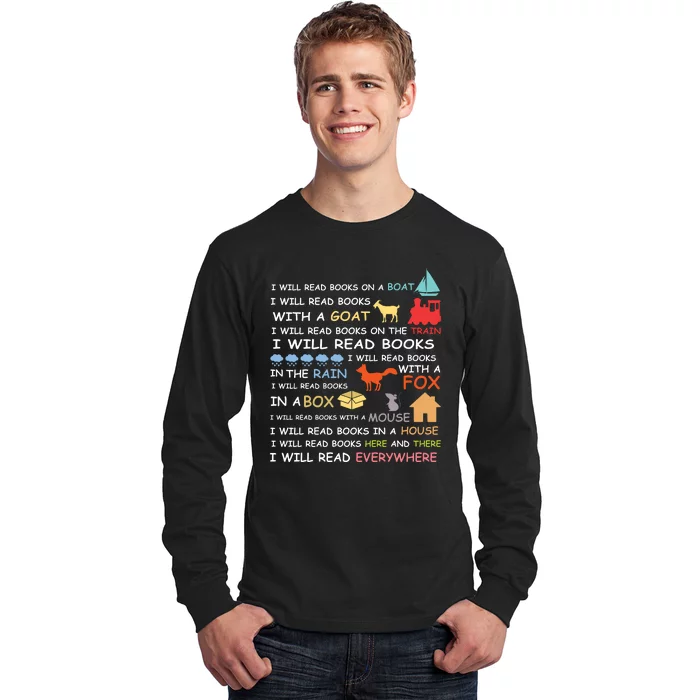 I Will Read Books Everywhere Reading Gifts For Book Lovers Long Sleeve Shirt