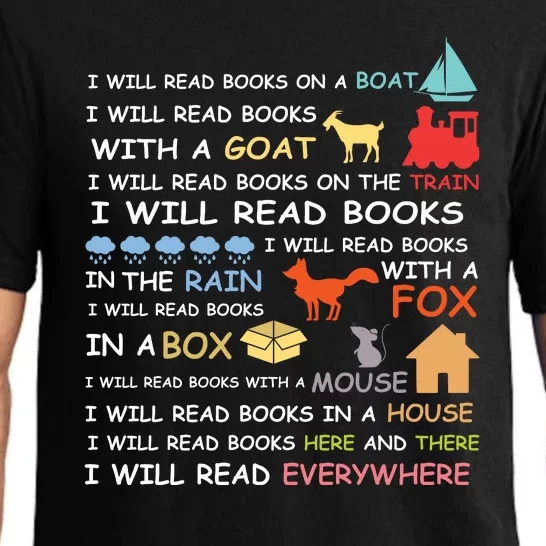 I Will Read Books Everywhere Reading Gifts For Book Lovers Pajama Set