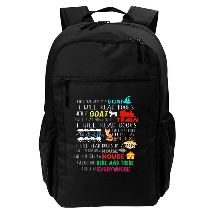 I Will Read Books On A Boat & Everywhere Reading Kid Daily Commute Backpack