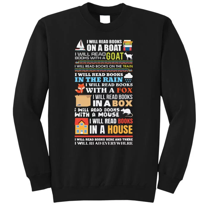 I Will Read Books On A Boat Reading Gift For Readers Sweatshirt