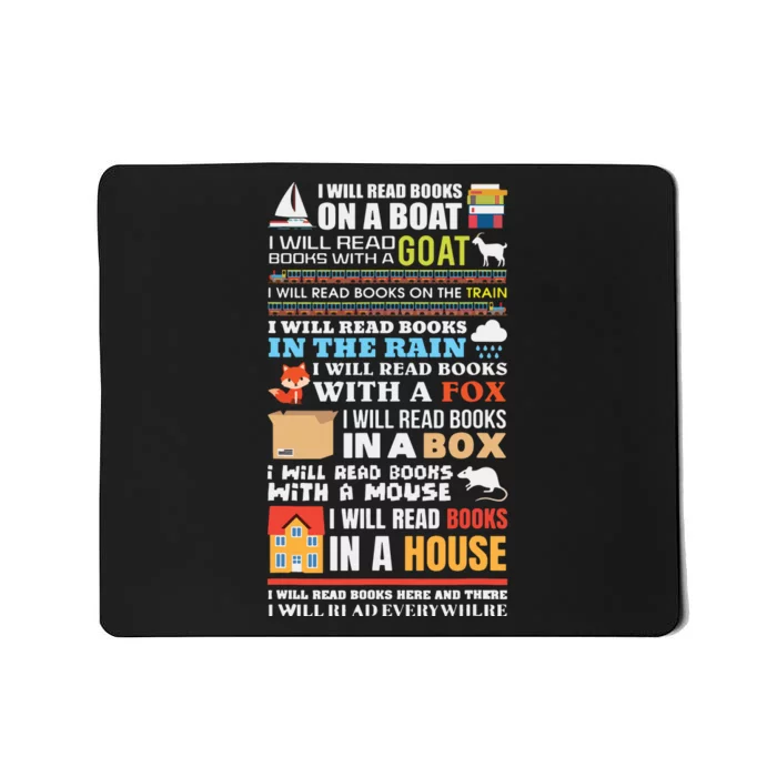 I Will Read Books On A Boat Reading Gift For Readers Mousepad