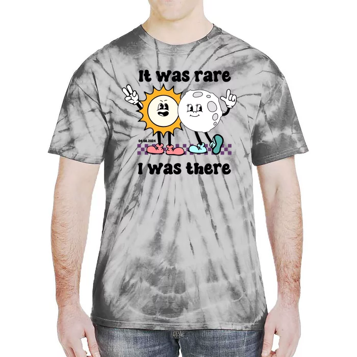 It Was Rare I Was There Solar Eclipse Tie-Dye T-Shirt