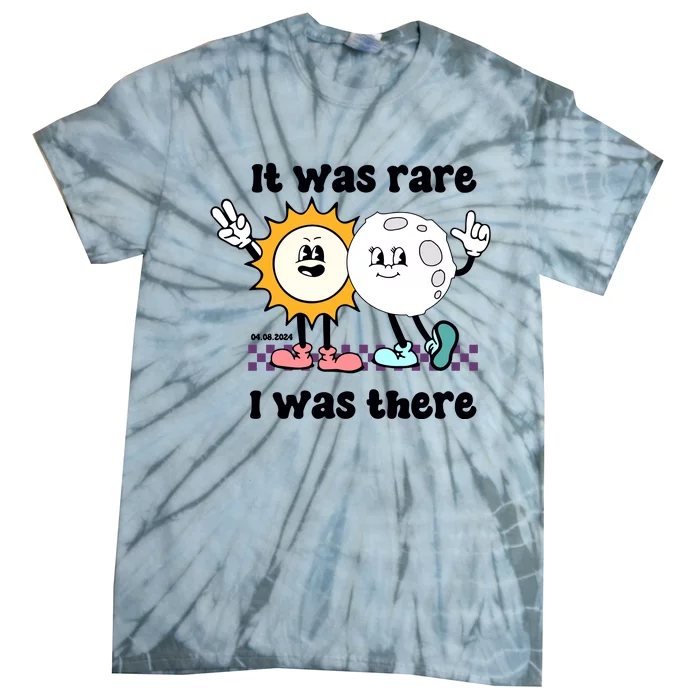 It Was Rare I Was There Solar Eclipse Tie-Dye T-Shirt