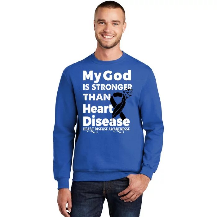 I Wear Red To Fight Heart Disease Awareness Month Cool Gift Sweatshirt