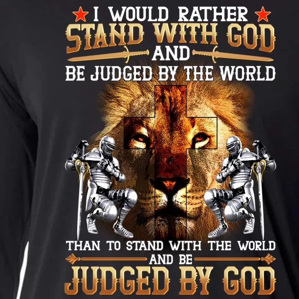 I Would Rather Stand With God Cooling Performance Long Sleeve Crew