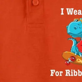 I Wear Red For Ribbon Week Awareness Trex Dry Zone Grid Performance Polo