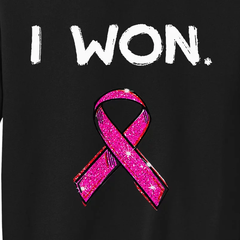 I Won Survivors Breast Cancer Awareness Sweatshirt