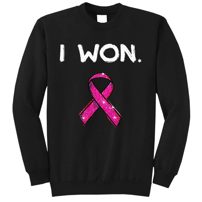 I Won Survivors Breast Cancer Awareness Sweatshirt