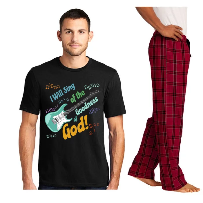 I Will Sing of the Goodness of God - guitar Pajama Set