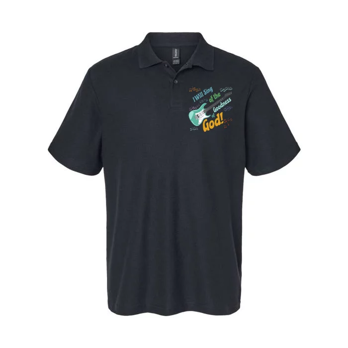 I Will Sing of the Goodness of God - guitar Softstyle Adult Sport Polo