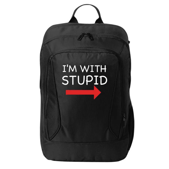 IM With Stupid Funny City Backpack