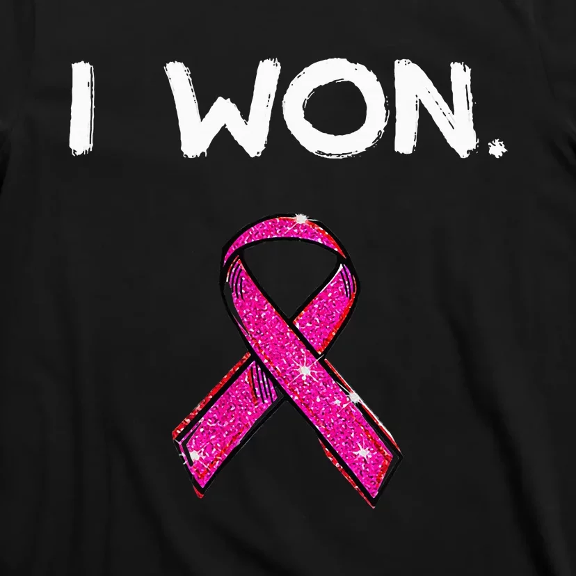 I Won Survivors Breast Cancer Awareness T-Shirt