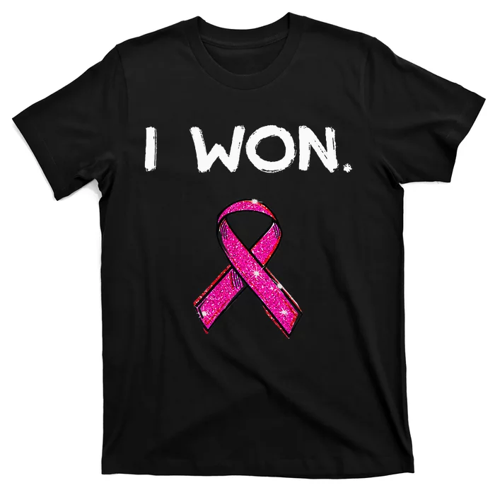 I Won Survivors Breast Cancer Awareness T-Shirt