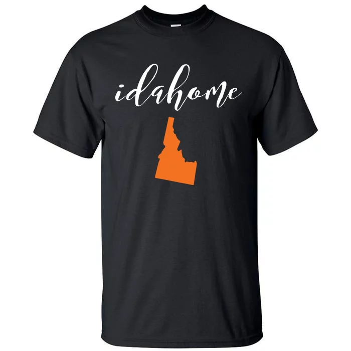 Idahome With State Of Idaho Tall T-Shirt