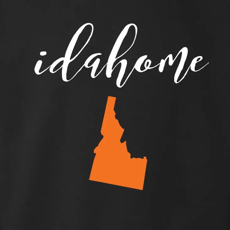 Idahome With State Of Idaho Toddler Hoodie