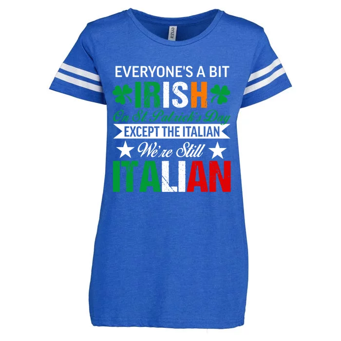 Italian Were Still Italian On St. Patricks Day Enza Ladies Jersey Football T-Shirt