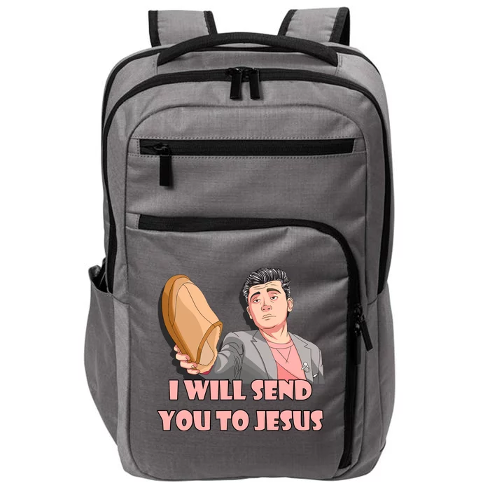 I Will Send You To Jesus Asian Guy Asian Stereotypes Impact Tech Backpack