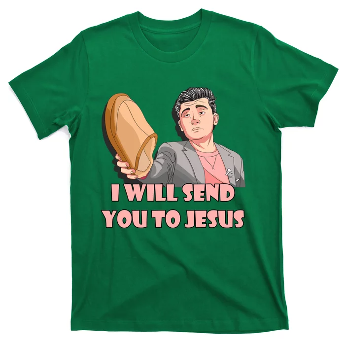 I Will Send You To Jesus Asian Guy Asian Stereotypes T-Shirt