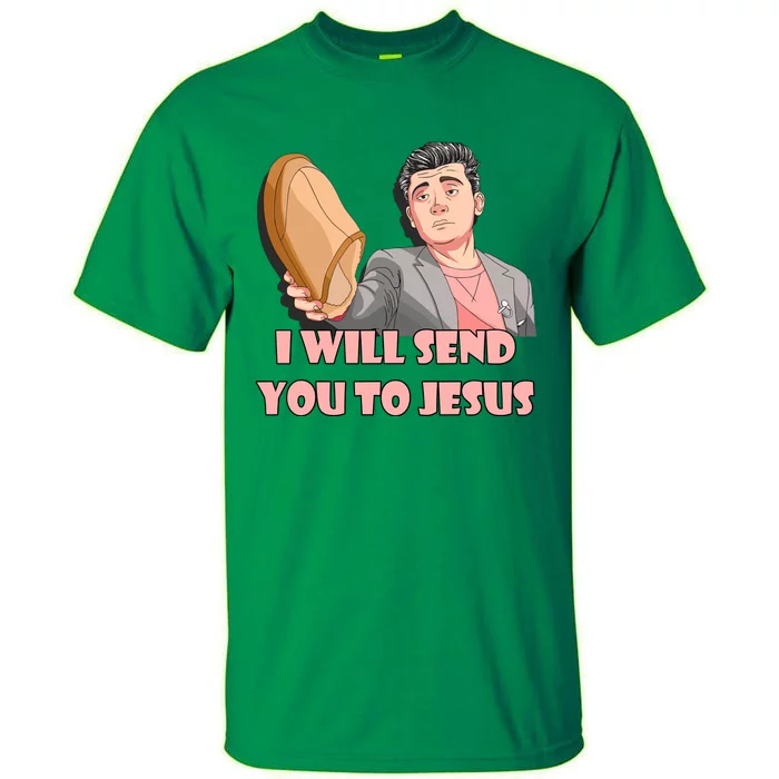 I Will Send You To Jesus Asian Guy Asian Stereotypes Tall T-Shirt