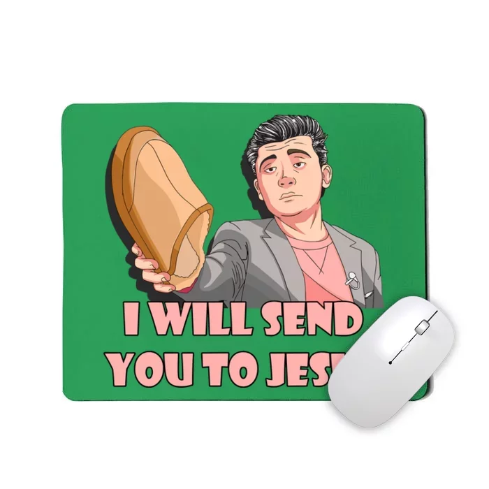 I Will Send You To Jesus Asian Guy Asian Stereotypes Mousepad