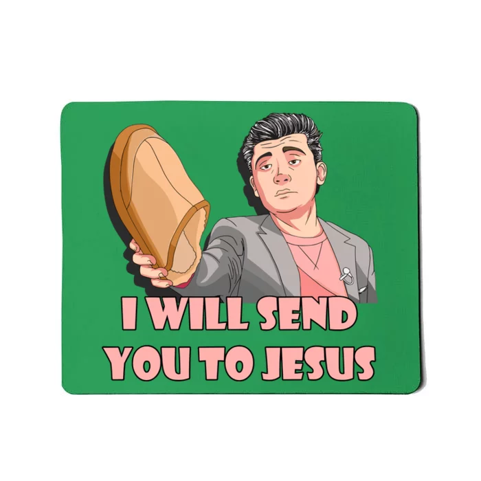 I Will Send You To Jesus Asian Guy Asian Stereotypes Mousepad