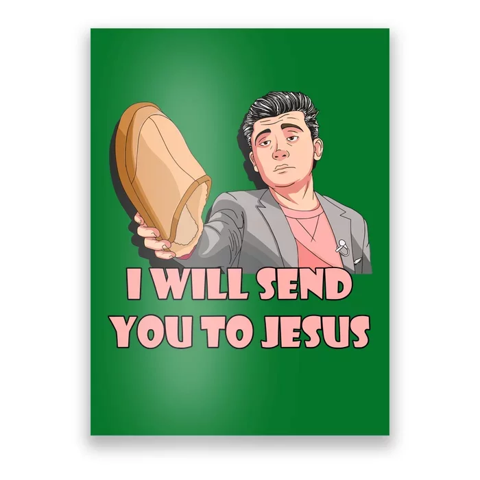 I Will Send You To Jesus Asian Guy Asian Stereotypes Poster