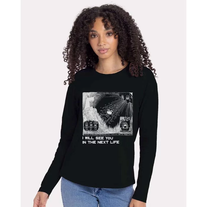 I Will See You In The Next Life Outfits Radio Music 80s 90s Womens Cotton Relaxed Long Sleeve T-Shirt