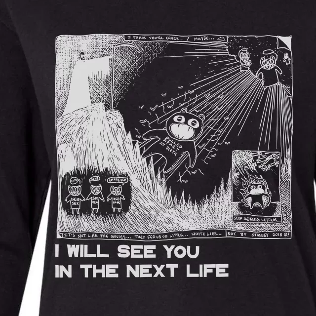 I Will See You In The Next Life Outfits Radio Music 80s 90s Womens Cotton Relaxed Long Sleeve T-Shirt